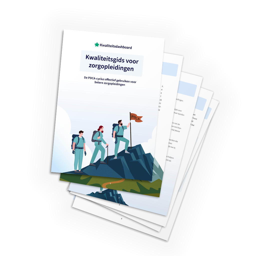 Mockup Kwaliteitsgids voor zorgopleidingen